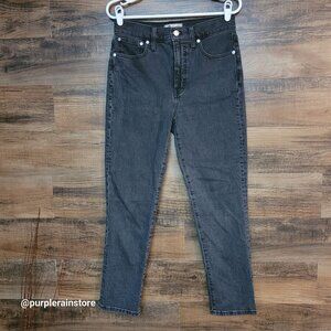 Madewell Jeans Size 30 Perfect Vintage High Rise Tummy Control Lunar Wash MD711